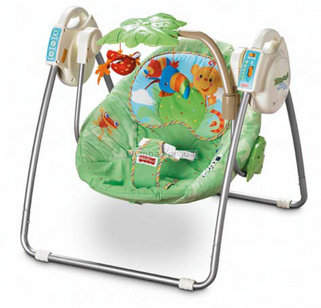 Детское кресло-качеля Fisher Price Тропический лес (Rainforest) (m6710)