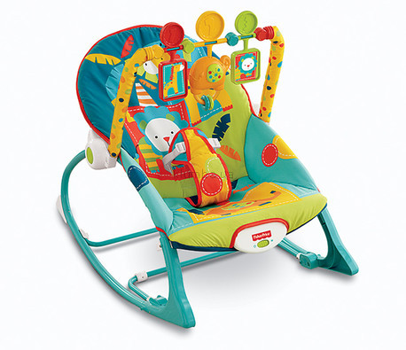 Детское кресло-качеля Fisher Price Зоопарк (7044)