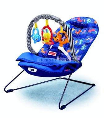 Детское кресло-качеля Fisher Price Массажное кресло с зафиксированным одеялком (h5126)