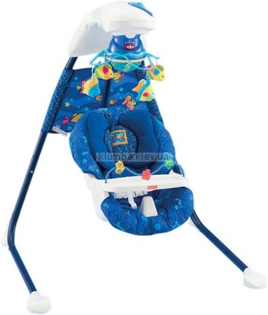 Детское кресло-качеля Fisher Price Морские чудеса, Аквариум (h7184)
