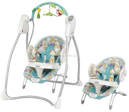 Кресло качалка swing n bounce graco