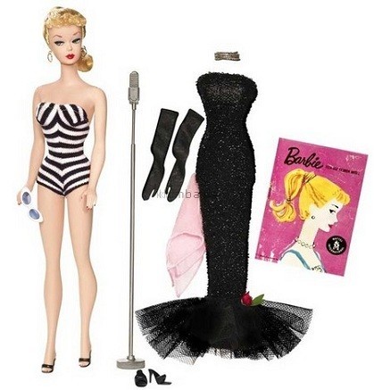 Детская игрушка Barbie Набор Барби Черно-белая класcика  1959