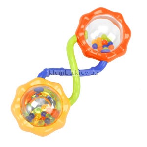 Детская игрушка Bright Starts Rattle & Shake Barbell (Штанга, розовая и цветная)