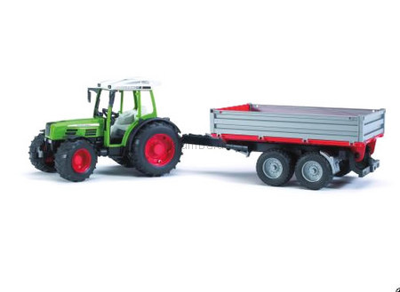 Детская игрушка Bruder Трактор Fendt 209 S с прицепом
