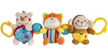 Детская игрушка Canpol Babies Ежик, мишка и обезьянка