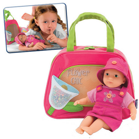 Детская игрушка Chicco Кукла в сумке (розовая)