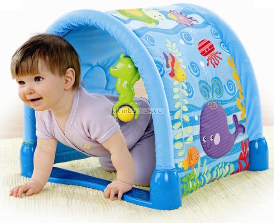 Детская игрушка Fisher Price Коврик-палатка Морские чудеса 3 в 1