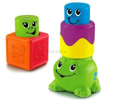 Детская игрушка Fisher Price Забавные кубики-блоки, Пчелка или Жабка