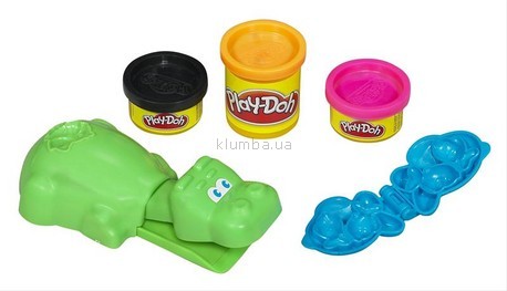 Детская игрушка Hasbro Набор пластилина Голодный гиппопотам Play-doh