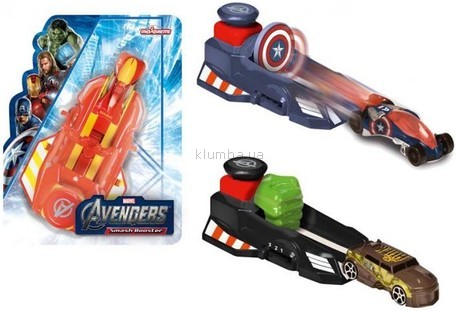 Детская игрушка Majorette Пусковой механизм с машинкой Avengers  