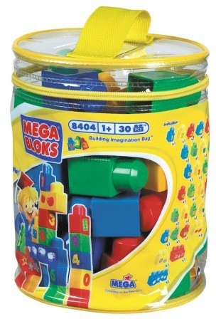 Детская игрушка MEGA Bloks Цифры, пакет маленький 