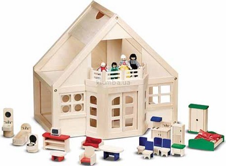 Детская игрушка Melissa&Doug Деревянный домик с куклами