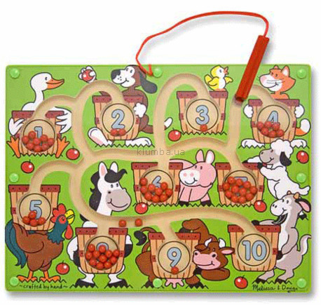Детская игрушка Melissa&Doug Магнитный лабиринт Цифры