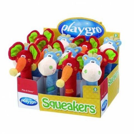 Детская игрушка Playgro Набор пищалок Слоненок и Пони