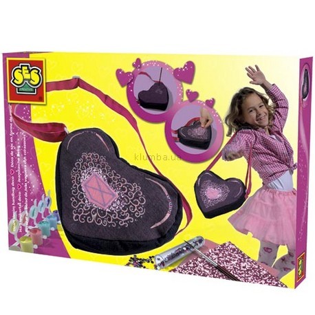 Детская игрушка Ses Набор для изготовления модной сумочки Сердце