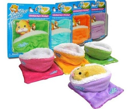Детская игрушка Zhu Zhu Pets Кровать с одеялом 