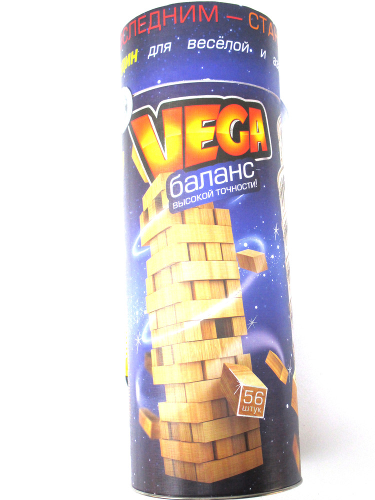 Деревянная игра vega (джанга, дженга, башня, вежа) dt pb фото №1