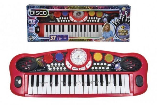 Музыкальный инструмент simba toys диско электросинтезатор 6834101 фото №1