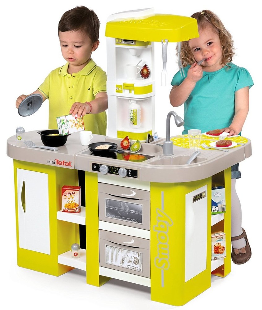 311024 bolshaya interaktivnaya detskaya kuhnya tefal studio xl smoby 311024