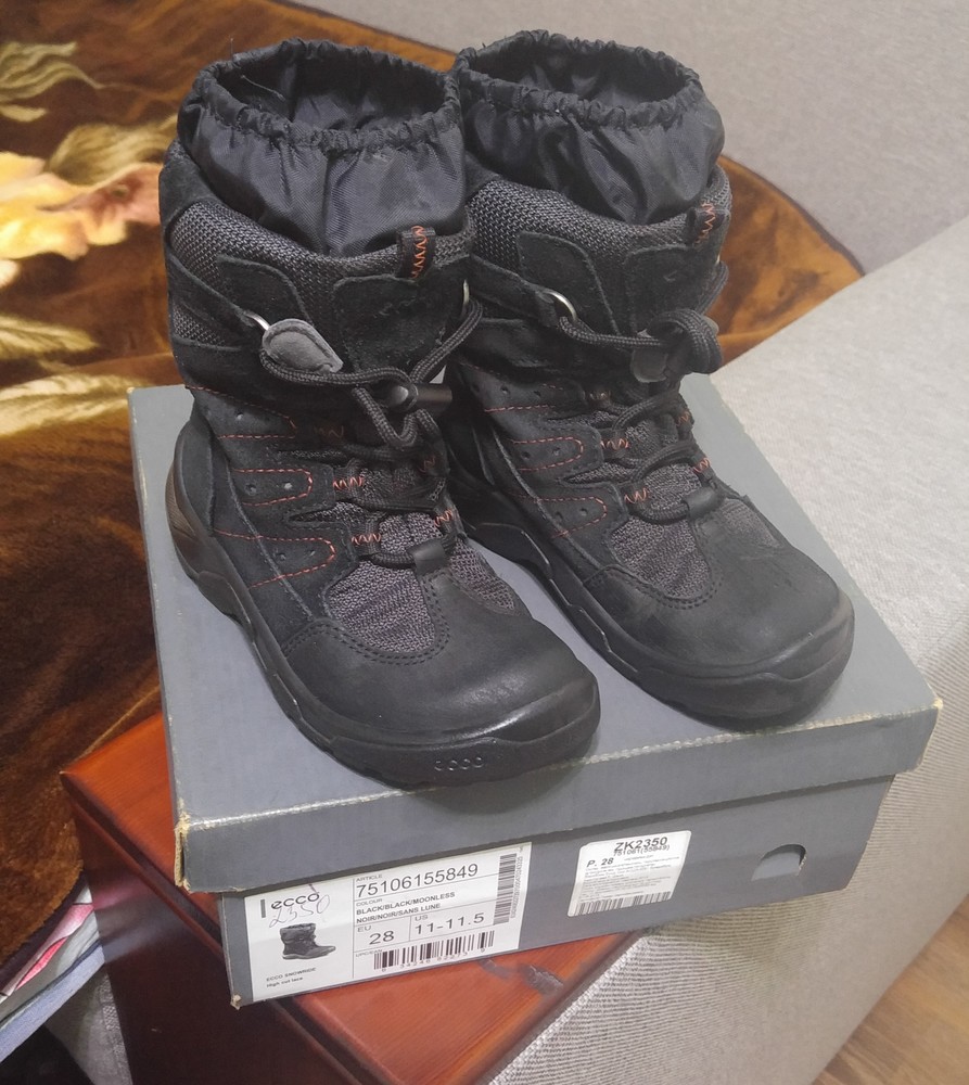 Ботинки ecco gore-tex фото №1