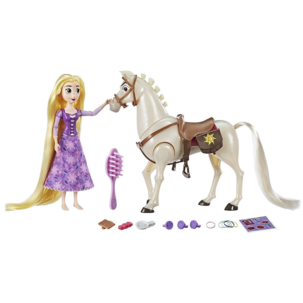 Disney принцессы диснея рапунцель и конь максимус tangled rapunzel and royal horse maximus фото №1