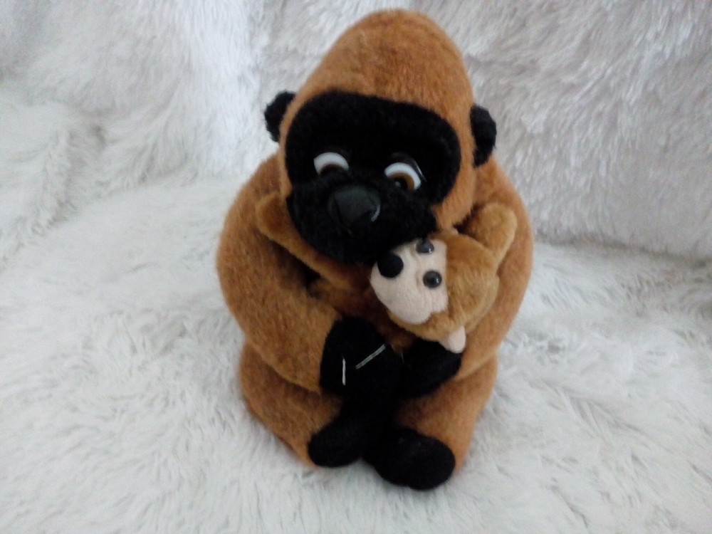 Симпатичная горилла обезьяна мягкая игрушка. фото №1