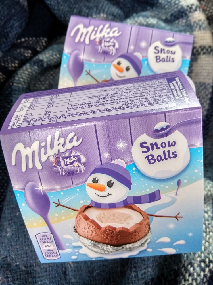 Milka шарики шоколадные