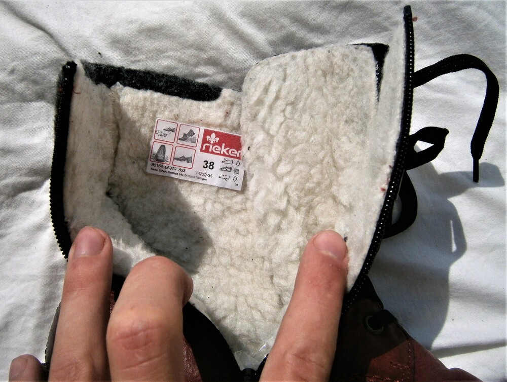Черевики rieker 74722-35 оригінал р.38 см 24 нові фото №4