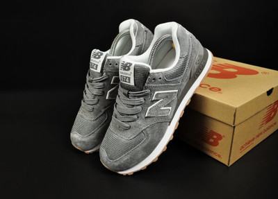 женские кроссовки New Balance 574 серые