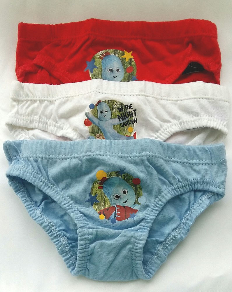 Трусы набор для мальчиков 1-4 г с игл пигл iggle piggle в ночном саду tdp textiles англия фото №1