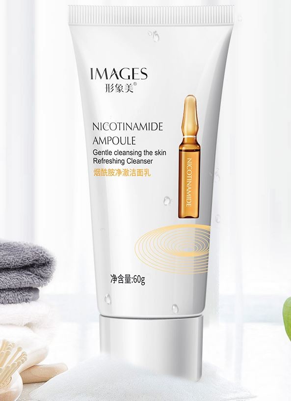 Пенка для умывания images nicotinamide ampoule cleancer 60g фото №1