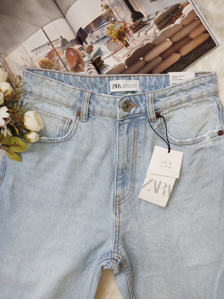 Zara classic sales mom jeans