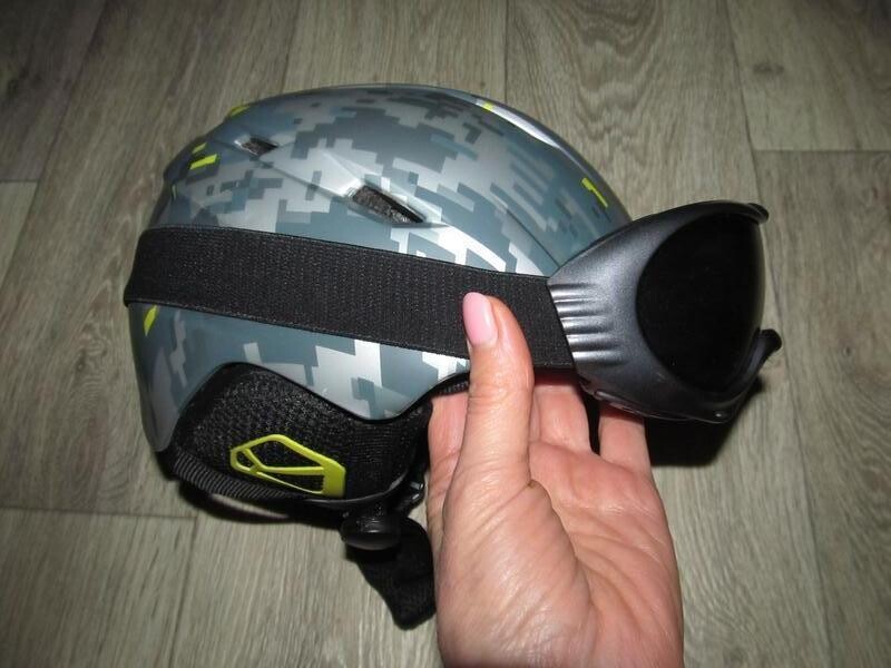 Горнолыжный шлем c маской xs-s р.49-51cм фото №1