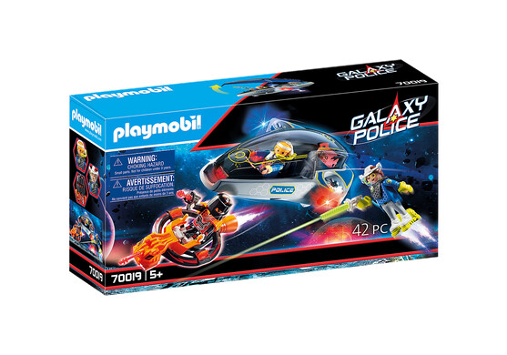 Ігровой набор конструктор galaxy полицейський планер playmobil 70019 фото №1