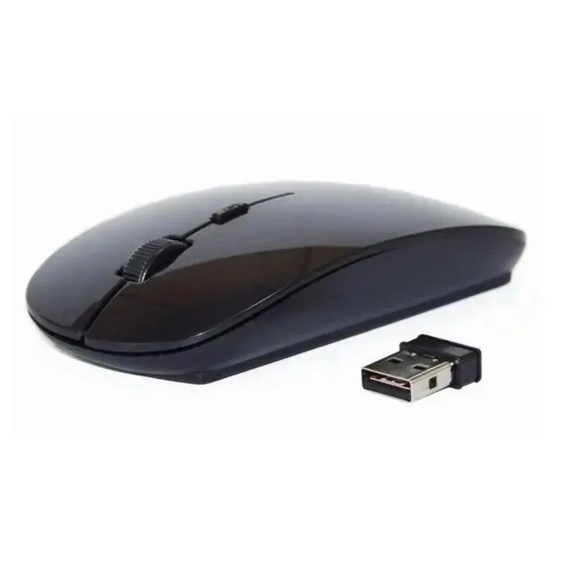 Мышка, мышь компьютерная беспроводная, тонкая mouse apple g 132 фото №1
