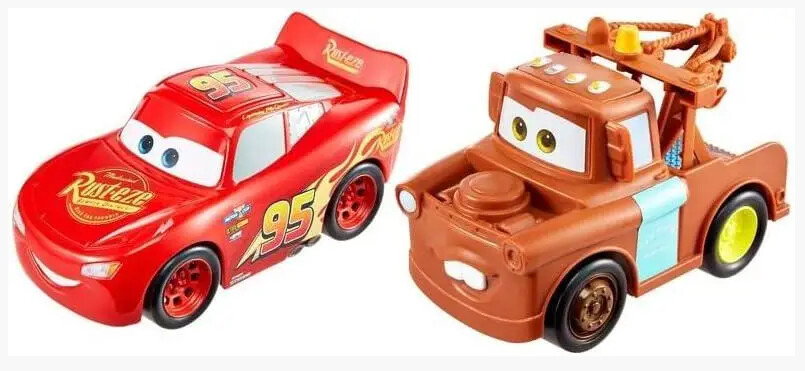 Disney набор говорящие макквин и мэтр метр hgh32 pixar cars track talkers mcqueen mater фото №1