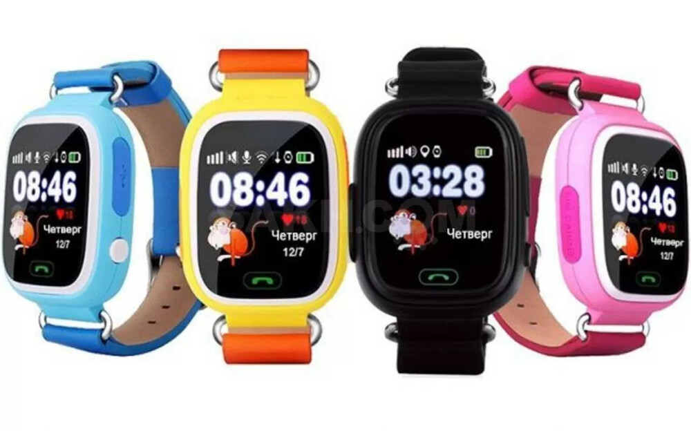 Смарт часы детские uwatch q90 gps контроль звонки сообщения sоs wi-fi фото №1