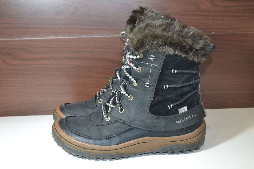 Merrell gtx 38р зимние ботинки женские оригинал кожаные фото №1