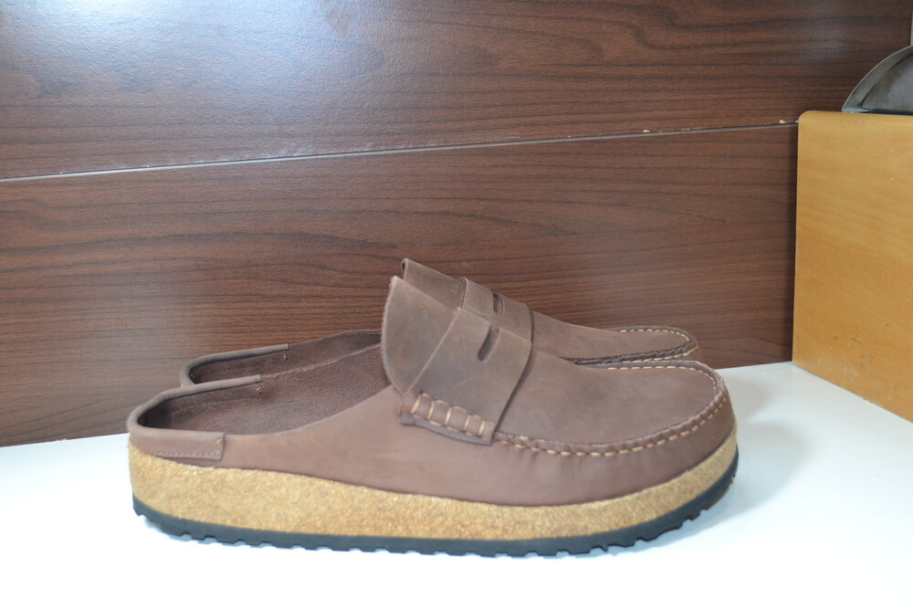 Birkenstock naples wrapper leve 47р шлепанцы кожаные оригинал мужские фото №1