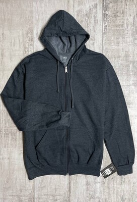 Арт.551 кофта чоловіча athletic works темно-сіра утеплена.