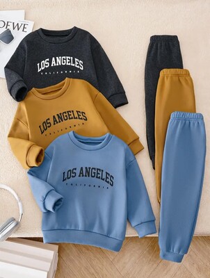 Теплий з начосом костюм на зріст 130