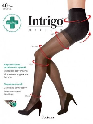 Стоп! колготки Intrigo (Италия/Польша) 40ден, корегують фігуру ,є багато кольорів і всі розміри