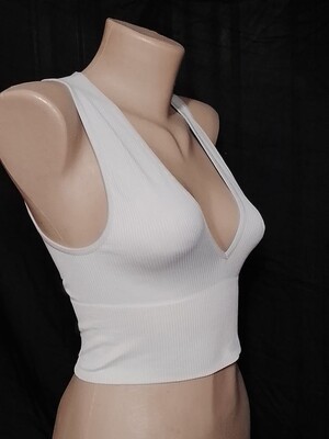 Укорочена майка/топ в рубчик, Urban, М