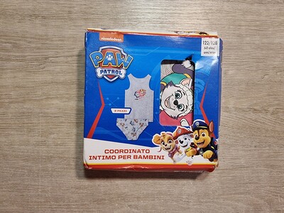 Paw patrol! Трикотажний набір білизни: майка для дівчинки і сліпи для дівчинки 122/128! Лот 231