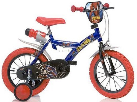 Детский велосипед Dino Bikes Spiderman, 16 дюймов