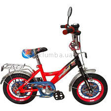 Детский велосипед Profi Trike P1431C Тачки, 14 дюймов